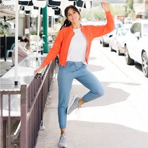 Albion Fit Chambray Blue Jetsetter Joggers